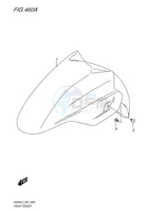 AN400 BURGMAN EU drawing FRONT FENDER