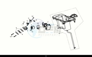 NH-T125I (MG12B2-EU) (E5) (M1) drawing CARBURETOR ASSY