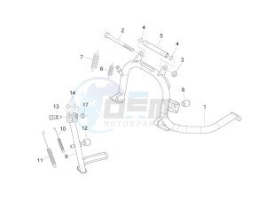 Beverly 300 ie Tourer (USA) USA drawing Stand