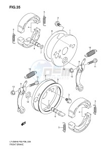 LT-Z50 (P3-P28) drawing FRONT BRAKE