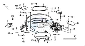 JOYRIDE 125 EVO L6 drawing SPEEDOMETER COWL