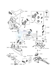 VULCAN 1700 NOMAD ABS VN1700DFF GB XX (EU ME A(FRICA) drawing Ignition Switch