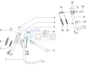 LX 125 4T drawing Stand