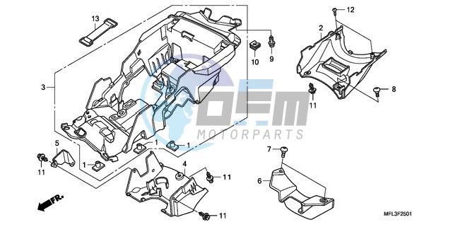 REAR FENDER (CBR1000RA)