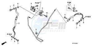 SH1259 ED / 2ED drawing RR. BRAKE HOSE/BRAKE PIPE (SH1259/1509)