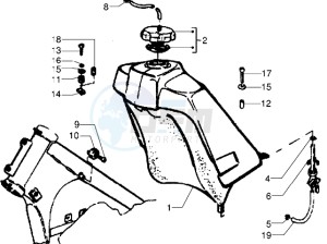 Surfer 50 drawing Fuel Tank