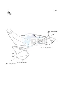 KX 250 N [KX250F](N2) N2 drawing SEAT