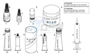 RSV 2 1000 SP drawing Sealing and lubricating agents