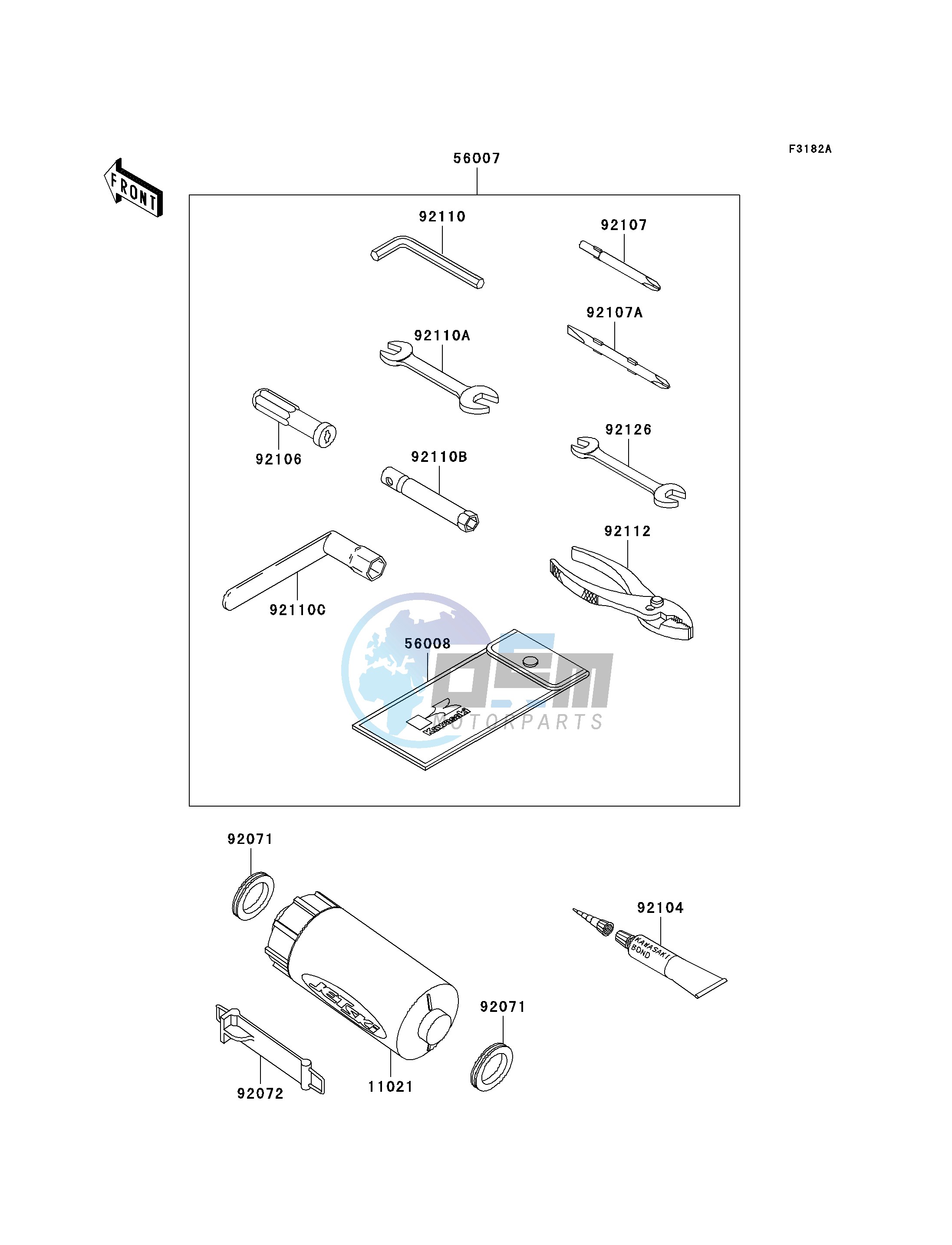 OWNERS TOOLS-- JH1100-B3_B4- -