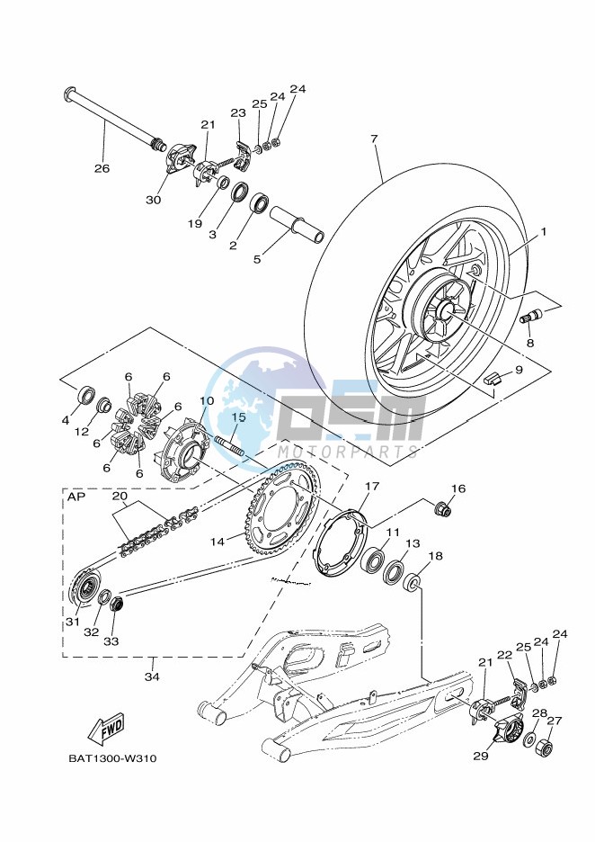 REAR WHEEL