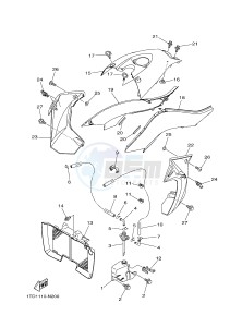 YFZ450R YFZ45YSSH YFZ450R SPECIAL EDITION (BW26) drawing SIDE COVER