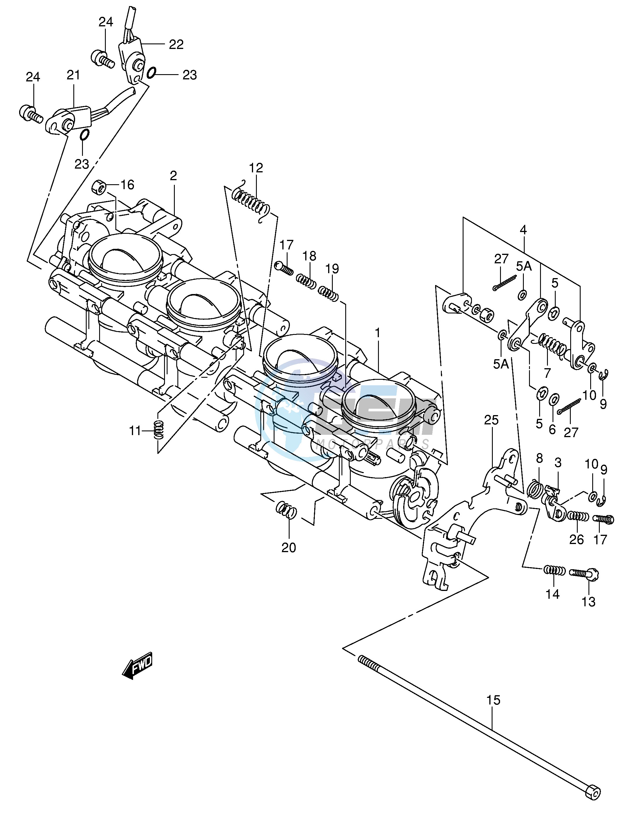 THROTTLE BODY (MODEL K2)