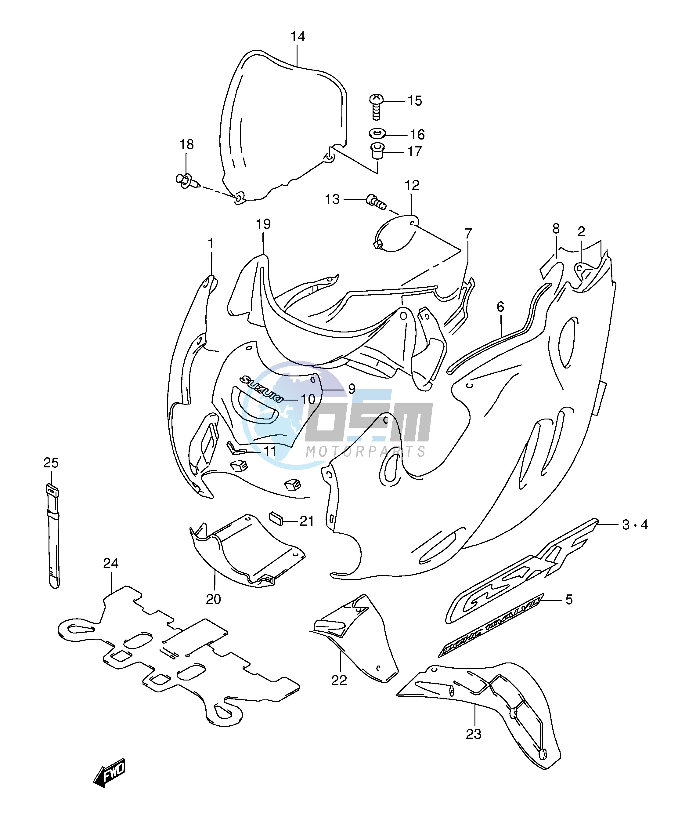 COWLING BODY (MODEL K3)