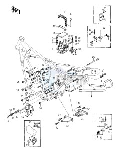 KZ 550 C [LTD] (C1-C2) [LTD] drawing FRAME FITTINGS_BATTERY CASE -- 80-81 C1_C2- -