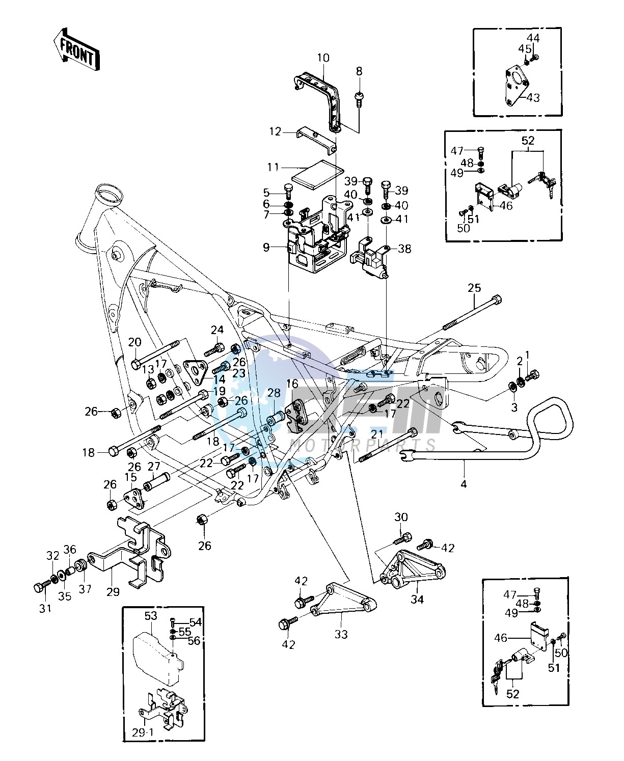 FRAME FITTINGS_BATTERY CASE -- 80-81 C1_C2- -