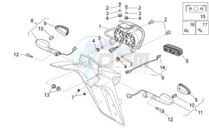 Norge 1200 IE 8V EU and 2016 USA-CN drawing Taillight