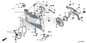 NC750XDE NC750XD Europe Direct - (ED) drawing RADIATOR