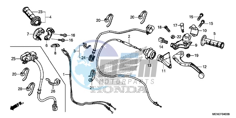 HANDLE LEVER/SWITCH/CABLE