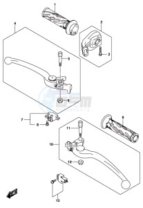 DL1000A drawing HANDLE LEVER