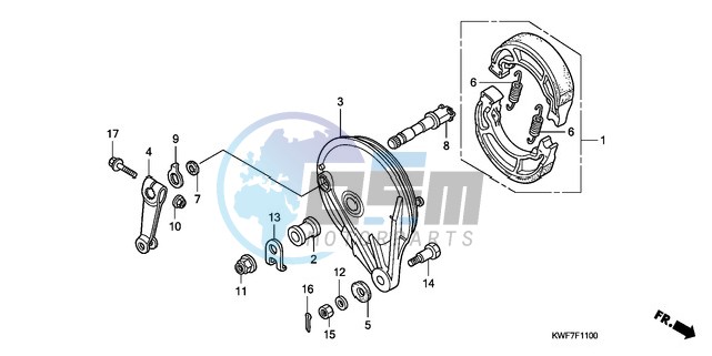 REAR BRAKE PANEL