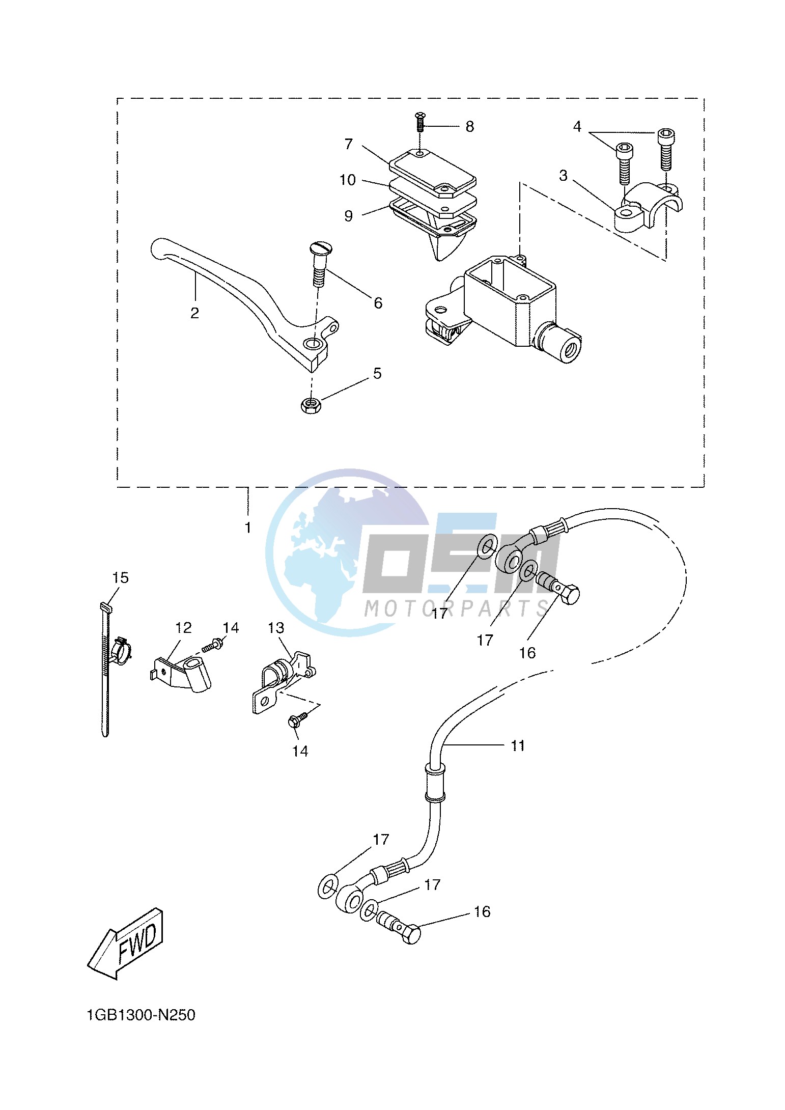 FRONT MASTER CYLINDER