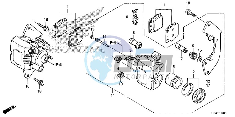 FRONT BRAKE CALIPER