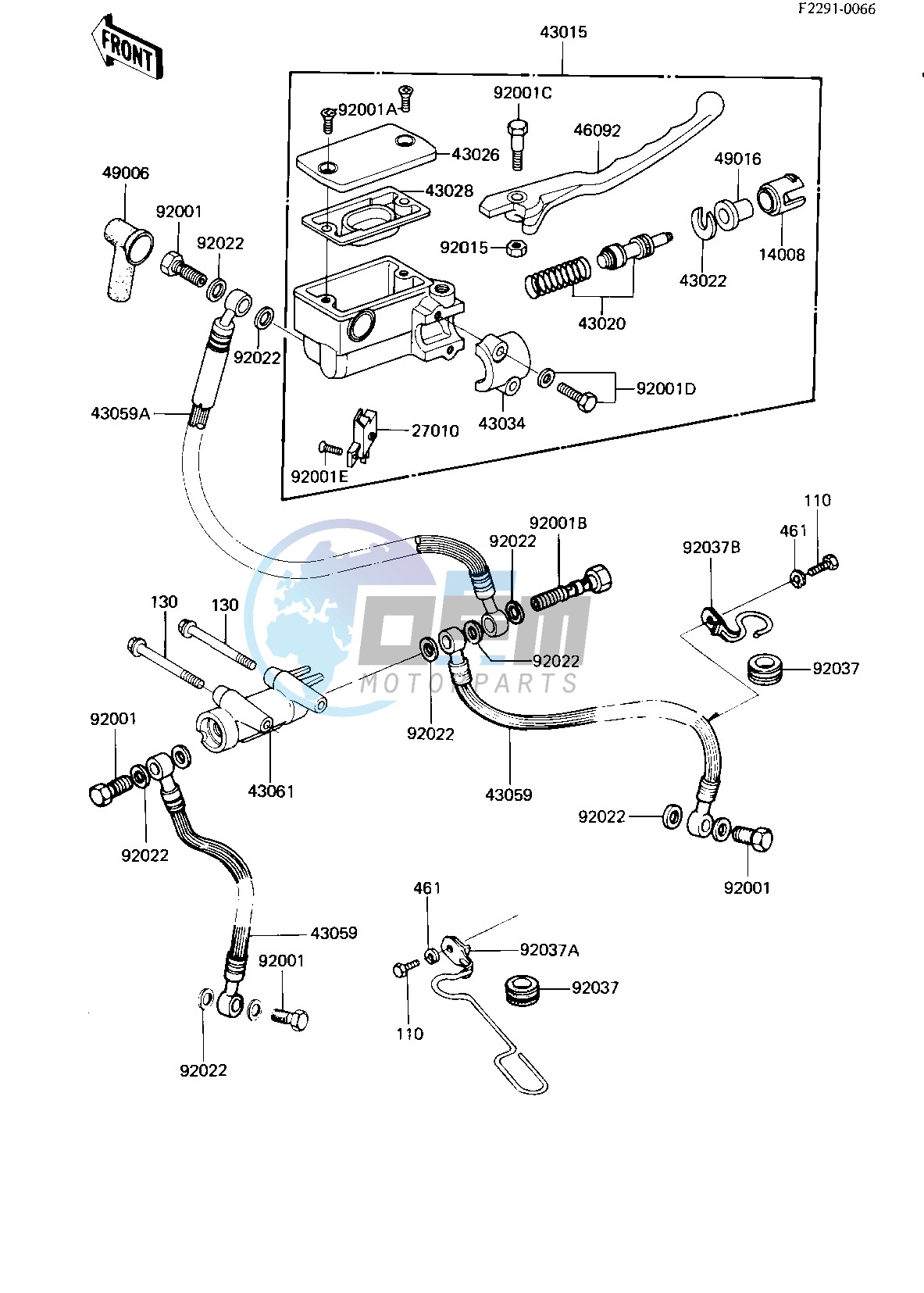 FRONT MASTER CYLINDER