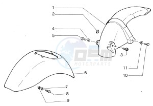 Zip & Zip 100 drawing Mudguards