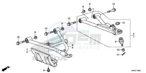 TRX500FM2G TRX500FM Europe Direct - (ED) drawing FRONT ARM