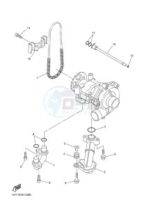 FZ8-S FZ8 FAZER 800 (42PD 42PF) drawing OIL PUMP