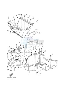 YXZ1000R SS YXZ10YESJ YXZ1000R SS (B0F6) drawing STAND & FOOTREST