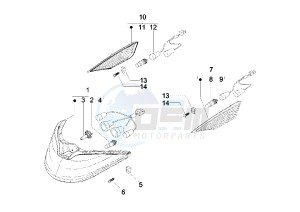 X8 125 drawing Head lamp