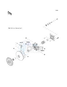 KAF 400 B [MULE 600] (B6F-B9F) B8F drawing OPTIONAL PARTS-- ENGINE- -