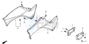 TRX350TM RANCHER S drawing BODY COVER