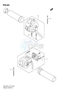 VZR1800 (E2) INTRUDER drawing HANDLE SWITCH (VZR1800L1 E2)