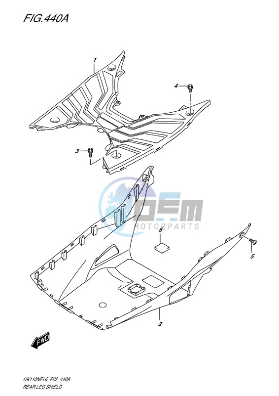 REAR LEG SHIELD