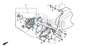 VT600CD2 drawing WATER PUMP