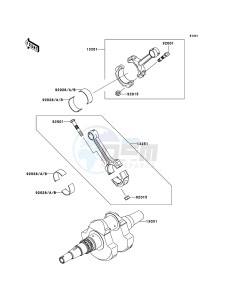 KFX700 KSV700-A2 EU drawing Crankshaft