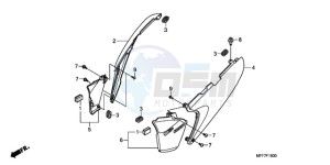 XL700VA9 Europe Direct - (ED / ABS) drawing SIDE COVER