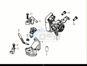 SYMPHONY 50 (XF05W1-EU) (E5) (M1) drawing ECU SET