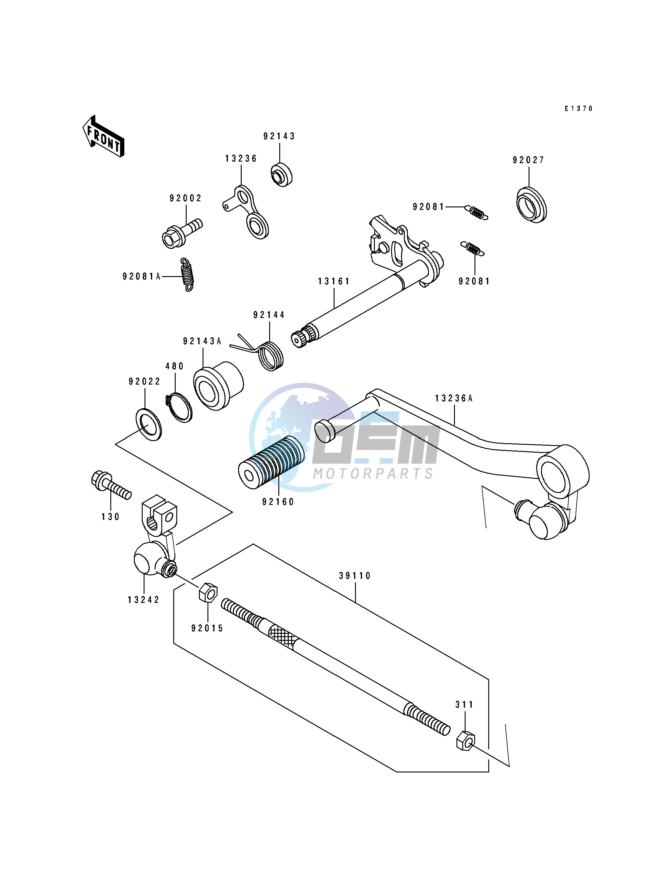 GEAR CHANGE MECHANISM