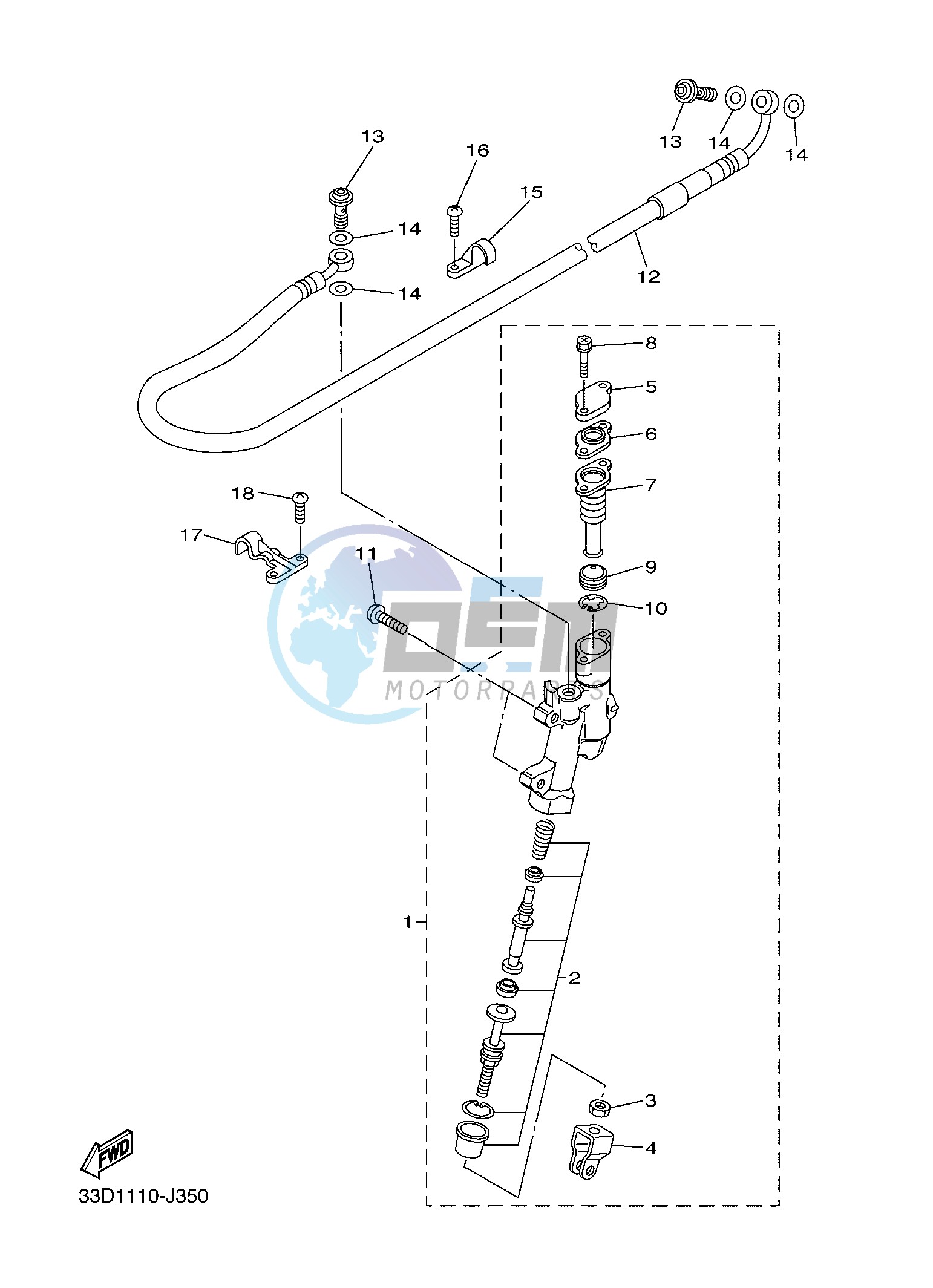 REAR MASTER CYLINDER