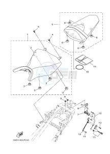 YZF-R25A 249 (BS82) drawing SEAT