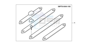 VT750CD3 drawing RR.MUDGUARD PRORECTI