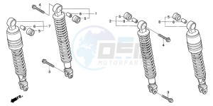 NES150 125 drawing REAR CUSHION