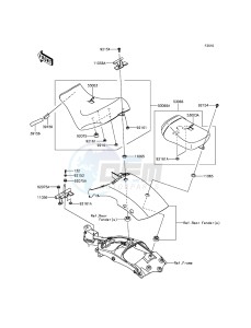 VULCAN S ABS EN650BGFA XX (EU ME A(FRICA) drawing Seat