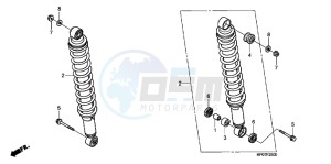 TRX500FPMB drawing REAR CUSHION