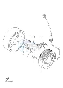 XJ6F ABS 600 DIVERSION F (ABS) (1DG4) drawing GENERATOR