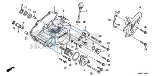 CRF150RD CRF150R Europe Direct - (ED) drawing L. CRANKCASE COVER