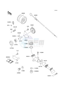 KAF 620 G [MULE 3000] (G6F-G8F) G6F drawing OIL PUMP_OIL FILTER